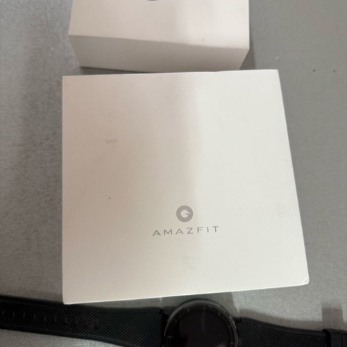 Amazfit Stratos used watch with mark and charger