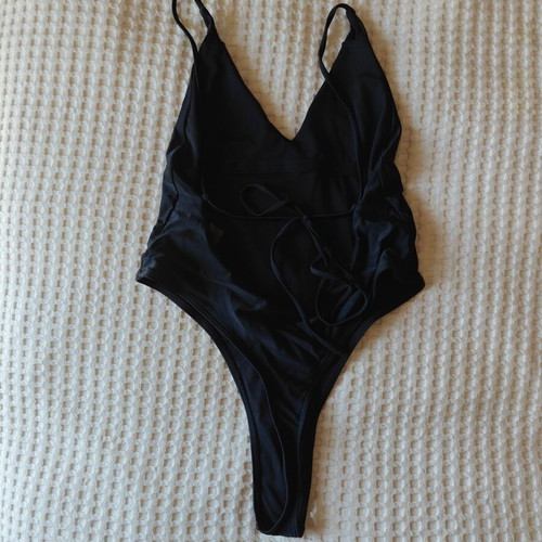 Bikini set with lemon print, size S