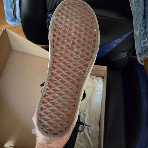 Vans Old Skill Platform Shoes used, size 40, 25.5 cm
