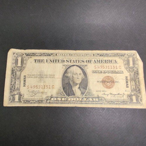 1 dollar Hawaii 1935 used