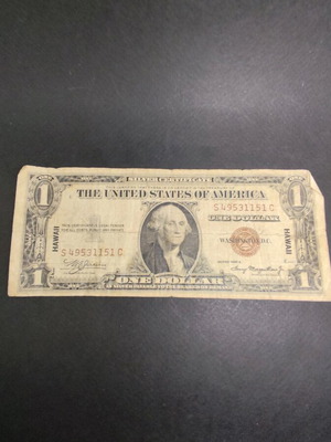 1 dollar Hawaii 1935 used