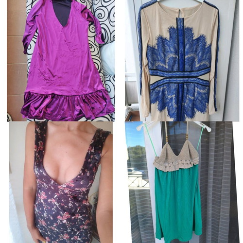 Clothing pack like new, size S-M, 4 dresses, colorful