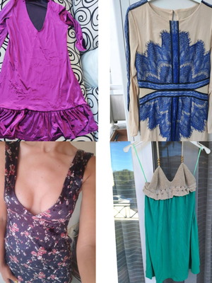 Clothing pack like new, size S-M, 4 dresses, colorful