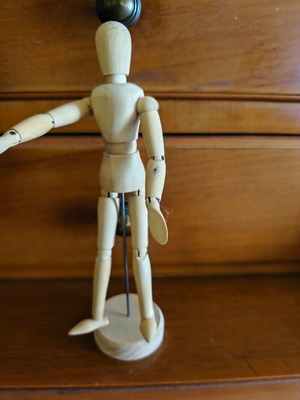 Wooden humanoid model like new
