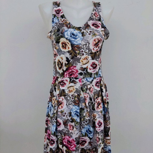 Floral dress No.M/L multicolored like new