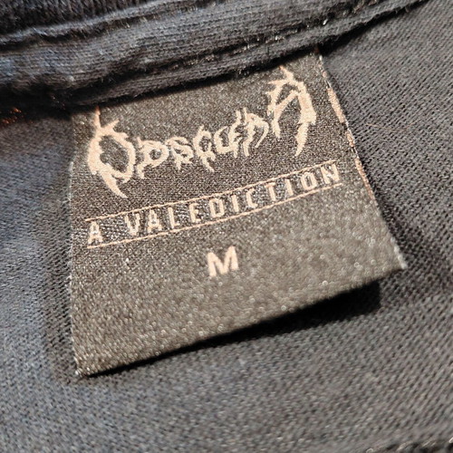 Obscura The Beyond Band T-shirt used, size M, black