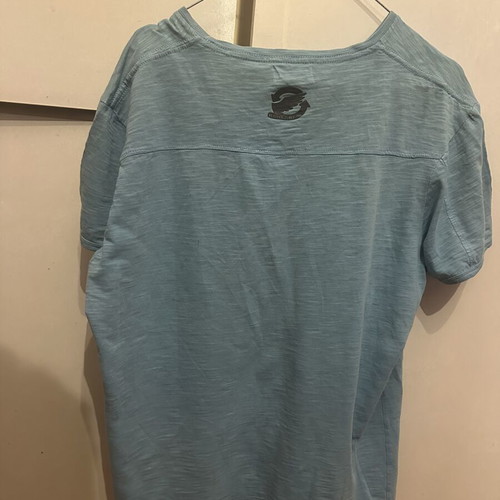 Broadway NYC Fashion light blue graphic T-shirt, large