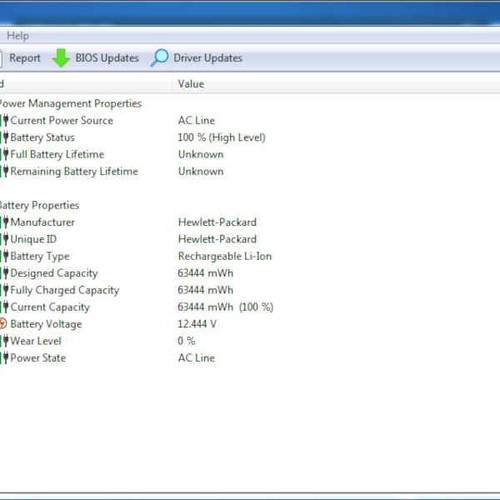 HP Mini 110-3600ev netbook, 2GB RAM, 100GB HDD, Windows 7