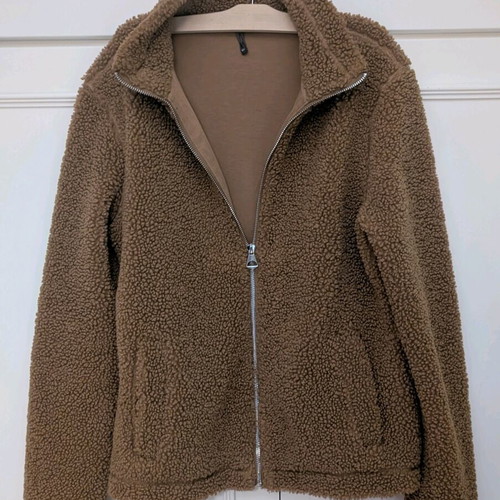 H&M Brown Shearling Jacket Size M Used