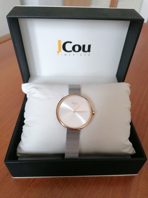 Jcou Luna JU17115-7 women's watch like new, silver and gold