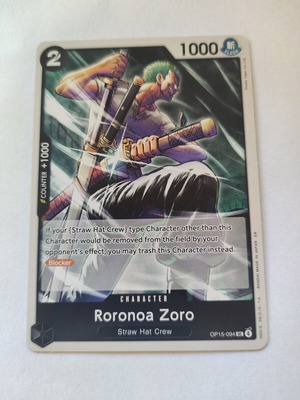 Κάρτα One Piece Roronoa Zoro OP15-094 καινούργια