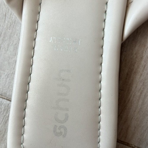 Schuh flat women's slippers like new, size 41, beige