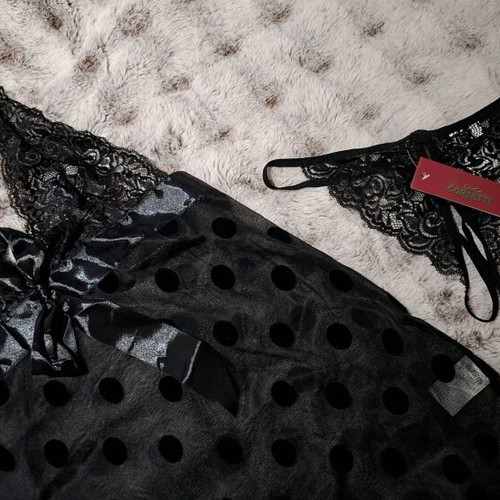 Lingerie set new black, size S-M