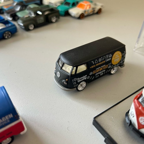 VW Bus Majorette and Empi toy cars like new