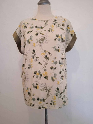 Vintage printed blouse 90s like new, size XL