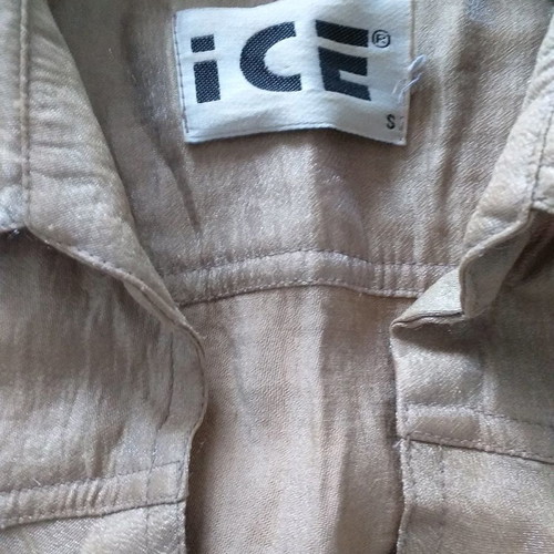 Ice jacket beige gold thin, size S