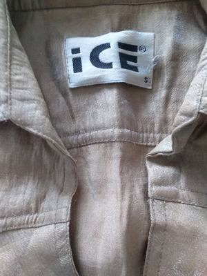 Ice jacket beige gold thin, size S