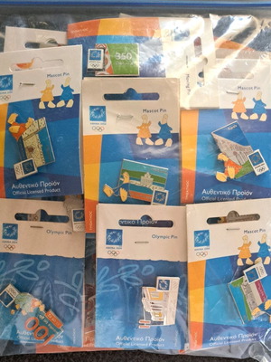 Athens 2004 Olympic Games pins new, lot of 31 pieces