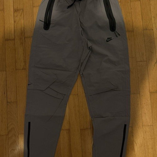 Nike sports pants, windproof lightweight fabric, grey, size M