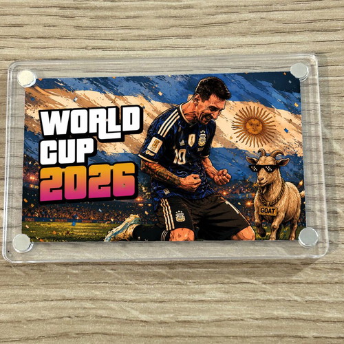 Acrylic Messi 2026 Argentina World Cup Magnet new
