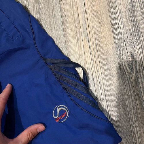 Men's blue swim shorts XL used, quick-dry fabric