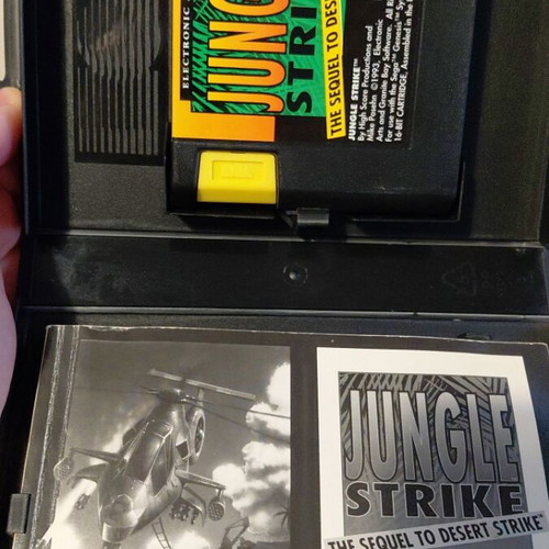 Jungle Strike Sega Mega Drive game like new, complete with manual
