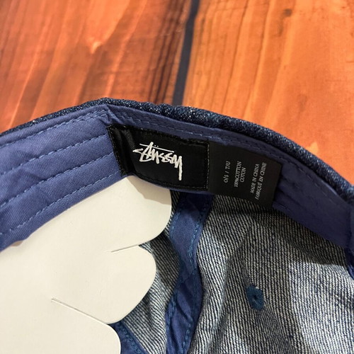 Stussy Denim Cap new, blue, one size