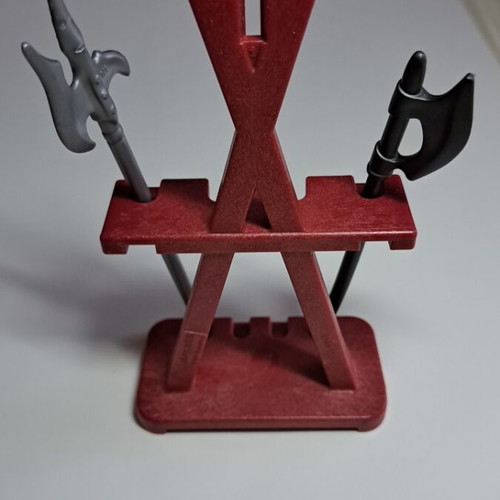 Playmobil weapon stand like new