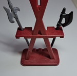 Playmobil weapon stand like new