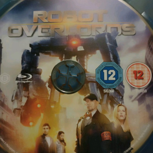 Robot Overlords Blu-Ray like new, adventure, science fiction