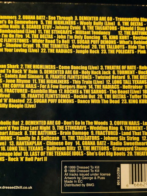 Various Psycho Killers Psychobilly Compilation used, triple CD