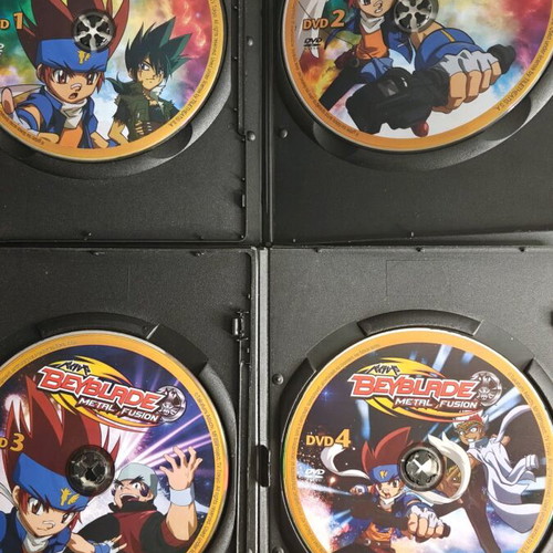 Beyblade Metal Fusion DVD set 1-5 used, dubbed