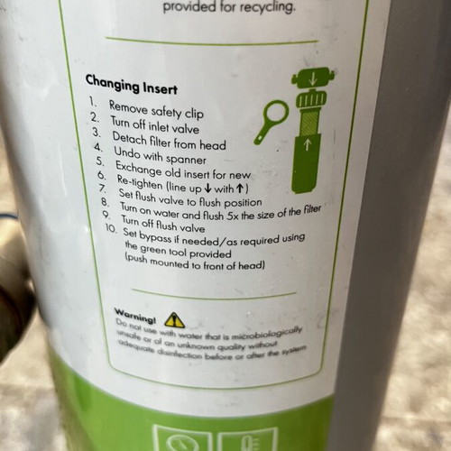 Water filter used for professional coffee machine