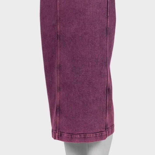 No 21 designer denim fuchsia skirt new