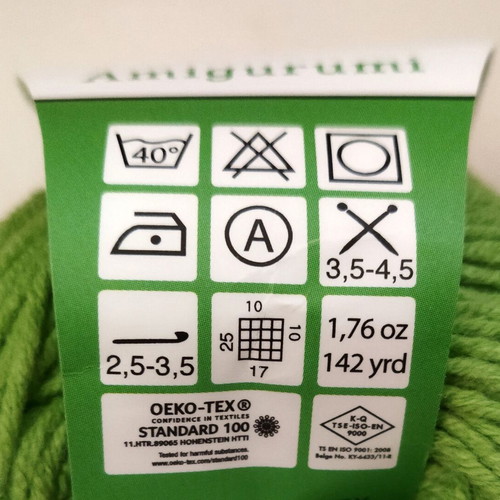 Kartopu Amigurumi knitting yarn set 12 pieces new cotton and acrylic