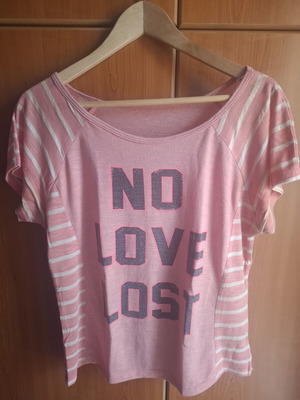 Pink women's blouse, size M