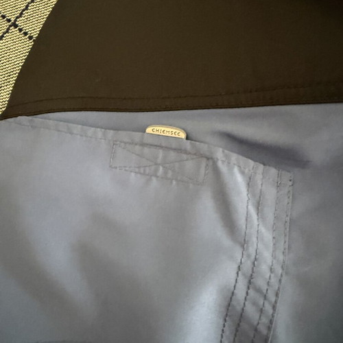 Chiemsee men's long swim shorts new, size M, gray and blue