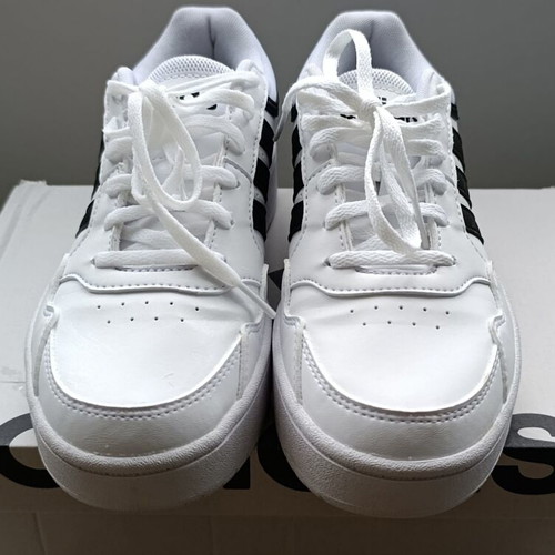 Adidas women's white sports shoes like new, size 37.5