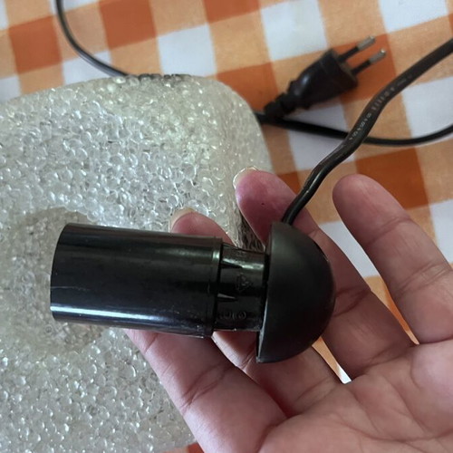 Vintage dice table lamp