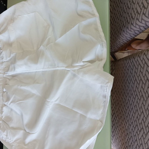 Men's beach shorts white size M new
