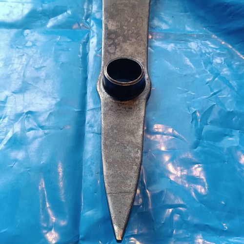 Handmade tsapokasmas new, kiln-painted forged steel tool