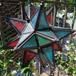 Moroccan star-shaped ceiling light pendant