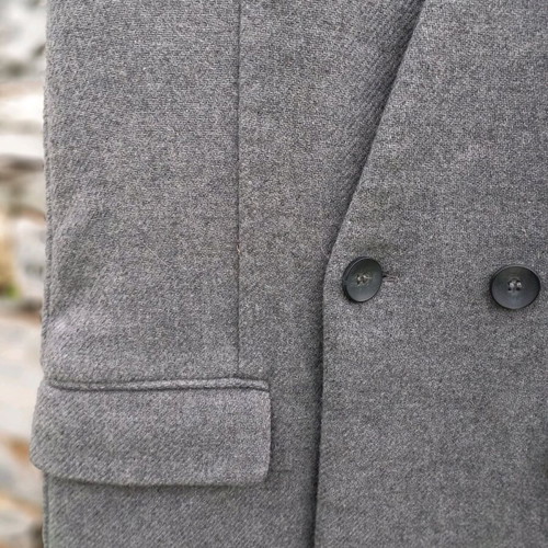 Sleeveless wool coat Zara used, gray, size M