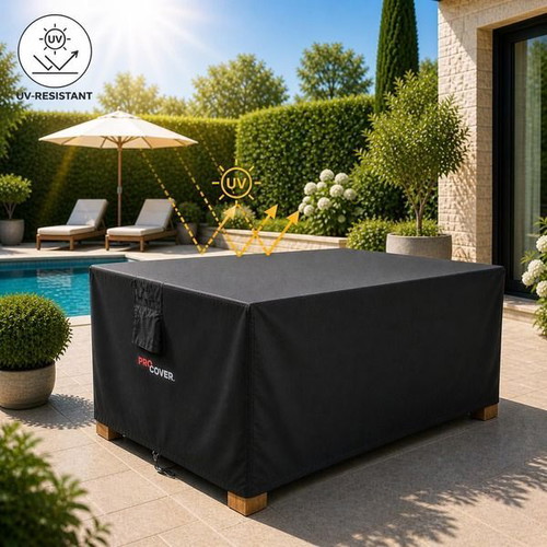 Waterproof garden furniture cover 600D Oxford, 125 x 80 x 70 cm