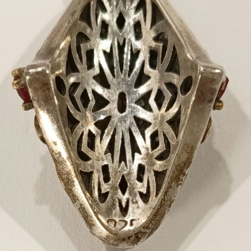 Silver necklace used