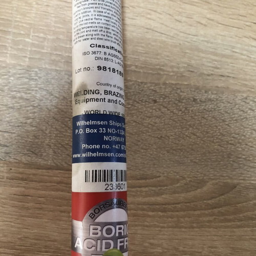Castolin AG-60 Silver Brazing Rod 2.0mm x 500mm New 25pcs