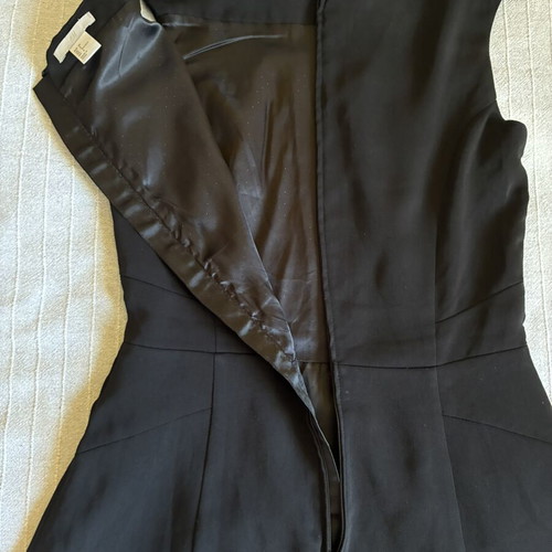 H&M Little Black Dress sleeveless fit and flare boat neck size S, like new