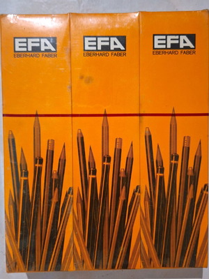 EFA pencils old, like new, pack of 72, German made