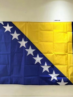 Polyester Flag of Bosnia and Herzegovina 90x150 cm new