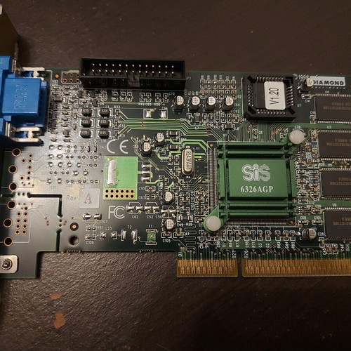 Diamond SpeedStar A50 graphics card like new, 8MB SDR AGP 2x
